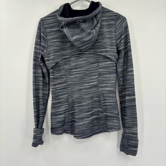 Lululemon Hooded Define Jacket Nulu Grey Size 6 - Picture 14 of 16